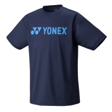 Yonex Training T-shirt Practice Logo YM0046 (100% Polyester) 2024 indigo blue Men